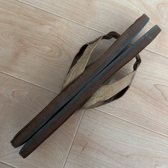 Rainbow Sandals - brown leather - lightly worn - Picture 6 of 9